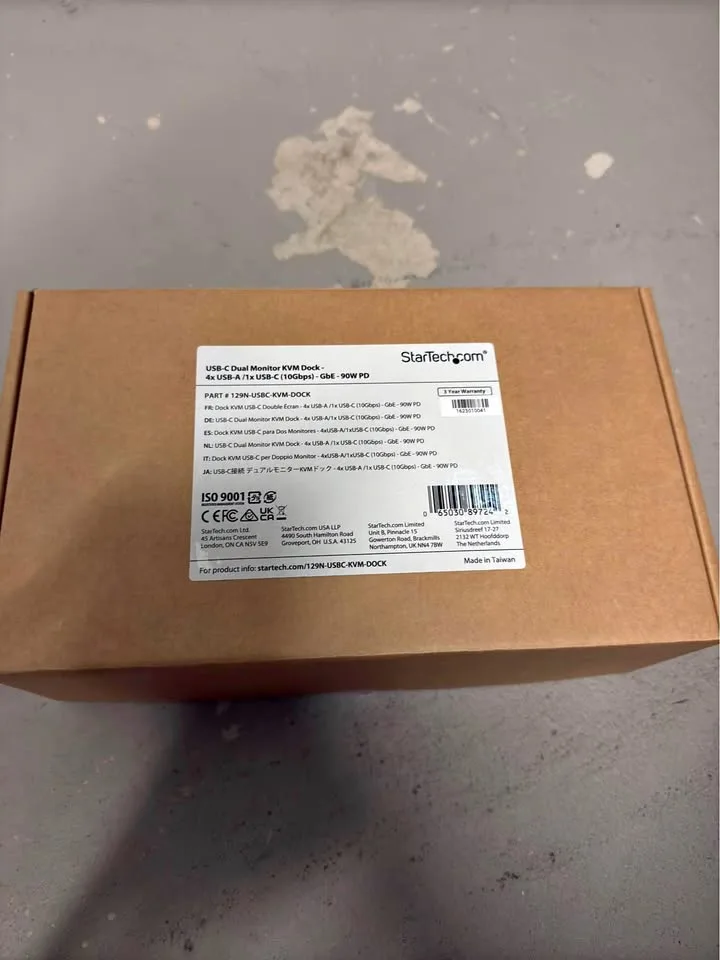 BNIB USB-C Dual Monitor KVM Dock (never used)