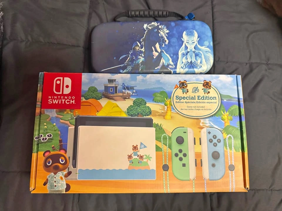 Nintendo Switch Animal Crossing Edition Bundle – Complete + Extr