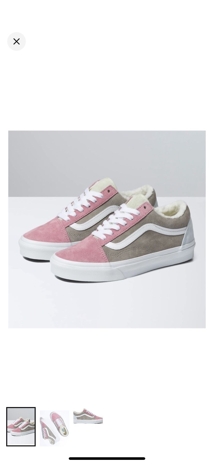 Vans Old Skool Pig Suede Sherpa Shoe