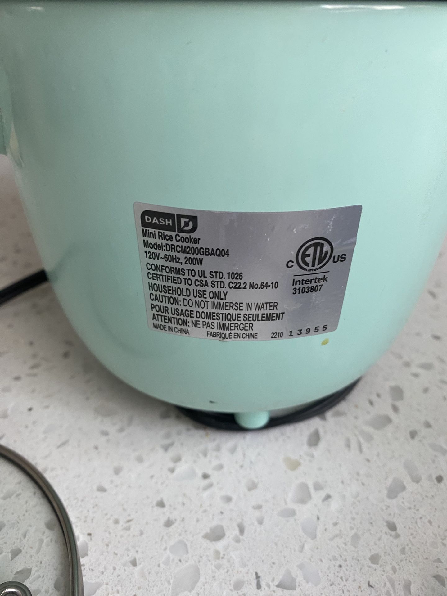 Dash Mini Rice Cooker With Keep Warm Function - photo 5
