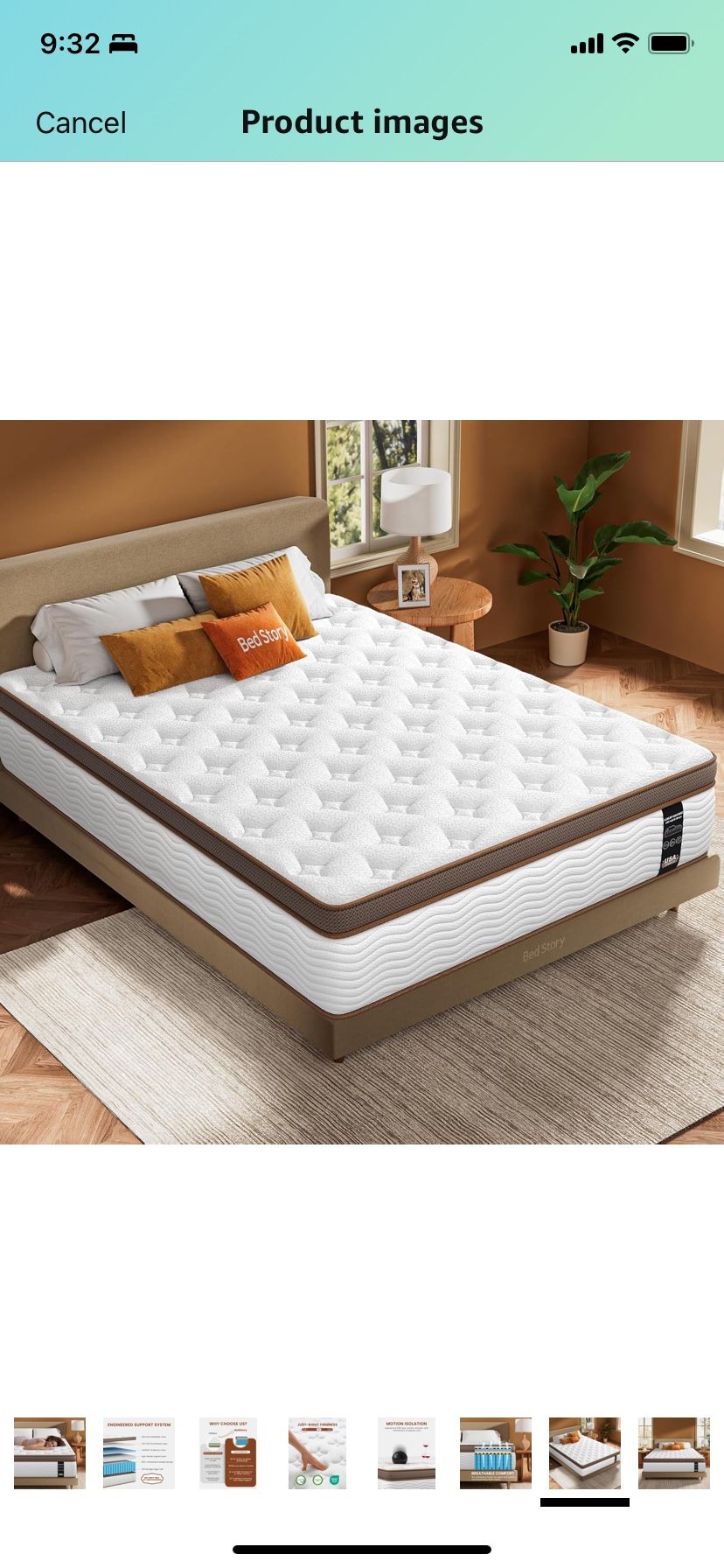 NWT BedStory Premium 12 Inch King Hybrid Mattress