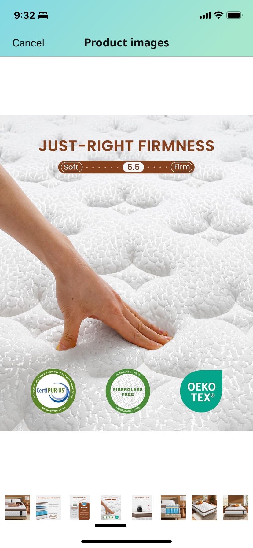 NWT BedStory Premium 12 Inch King Hybrid Mattress - photo 5