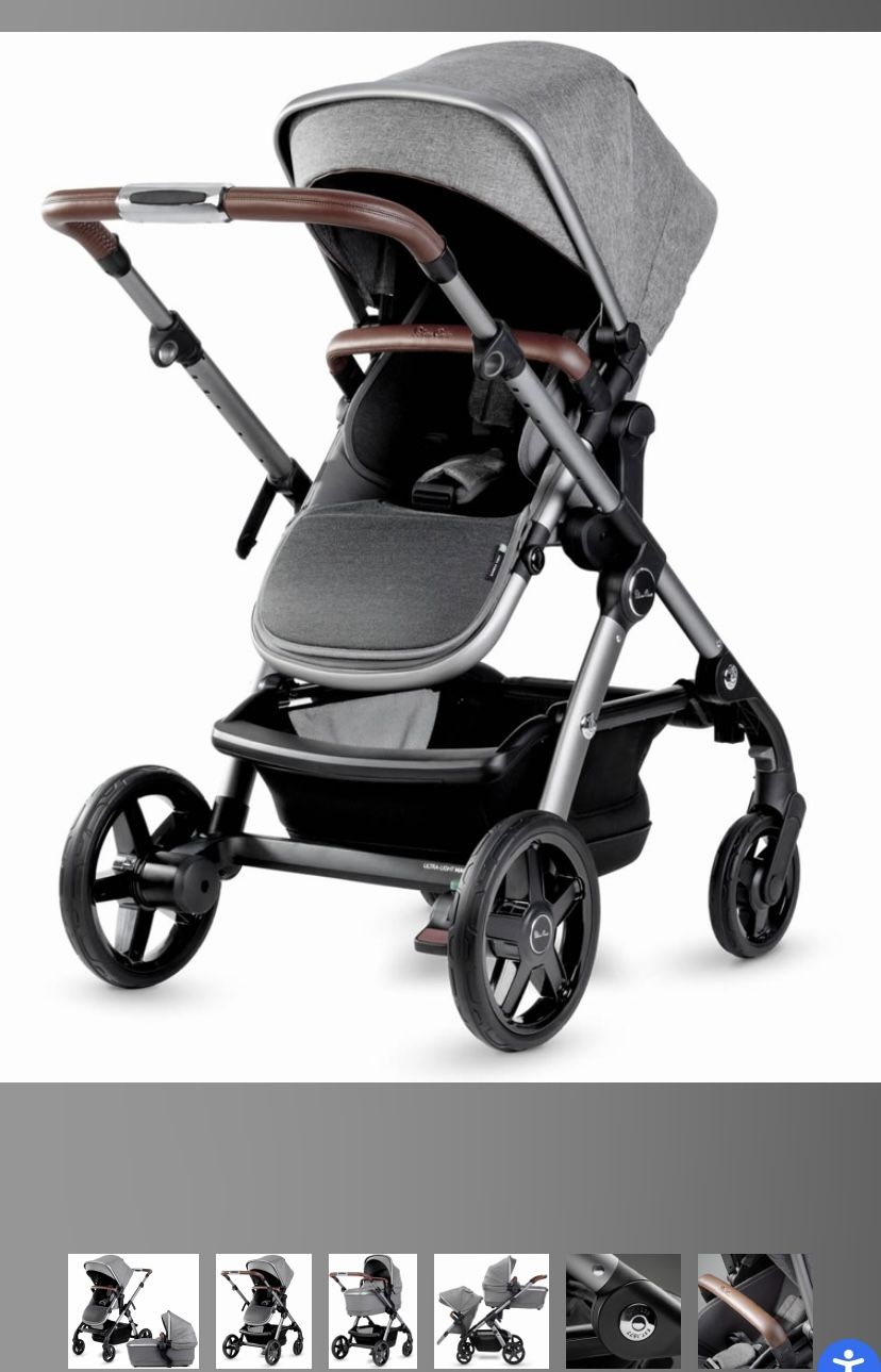 New 2021 Silver Cross Wave Stroller -Zinc (Gray) - photo 3