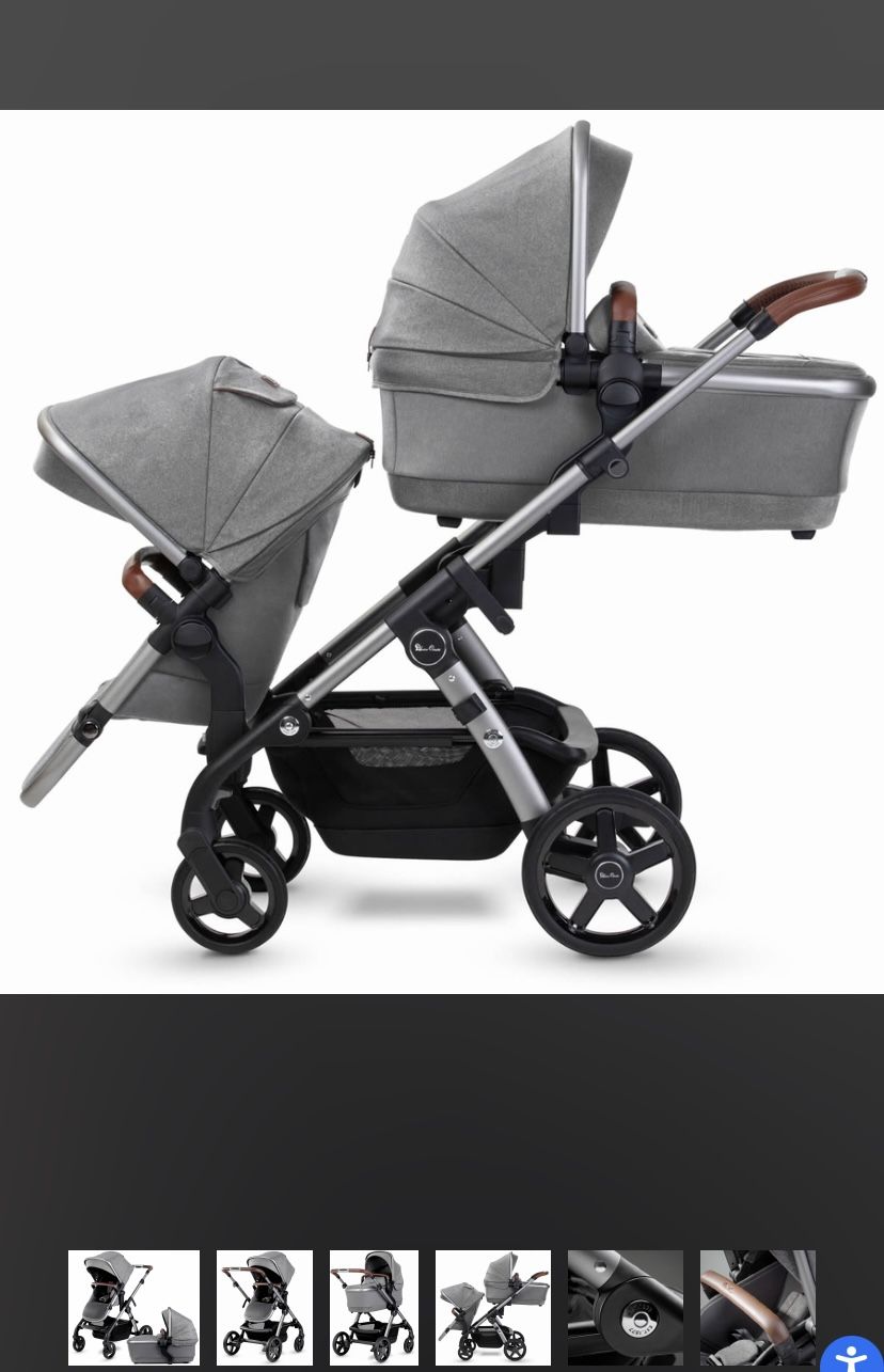 New 2021 Silver Cross Wave Stroller -Zinc (Gray) - photo 5