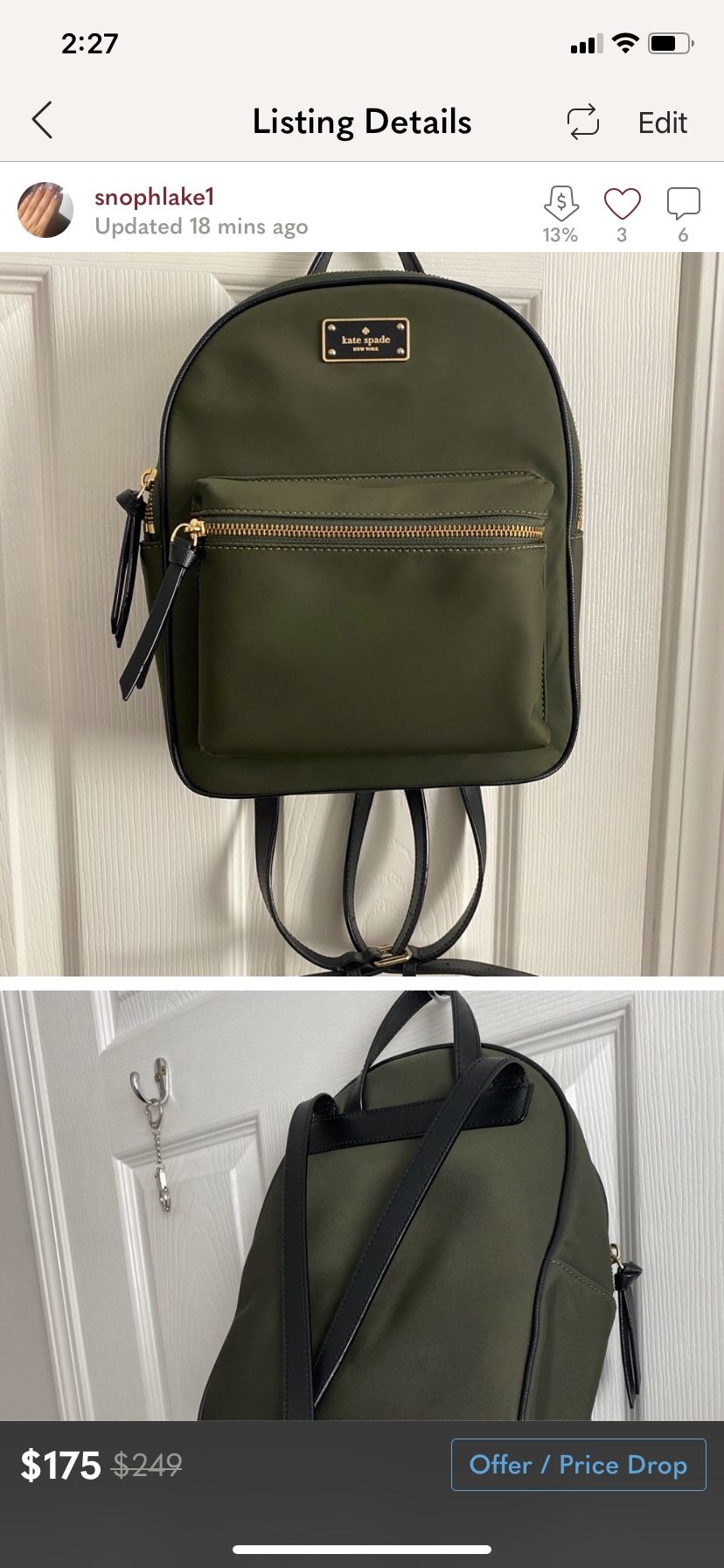Kate Spade Small Bradley Wilson Road