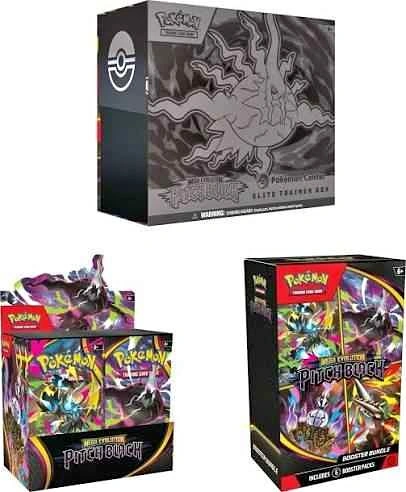 Pokemon TCG Pitch Black Pokemon Center ETB, Booster Box