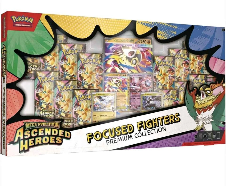 Pokemon TCG Ascended Heroes Focused Fighters Premium Collection