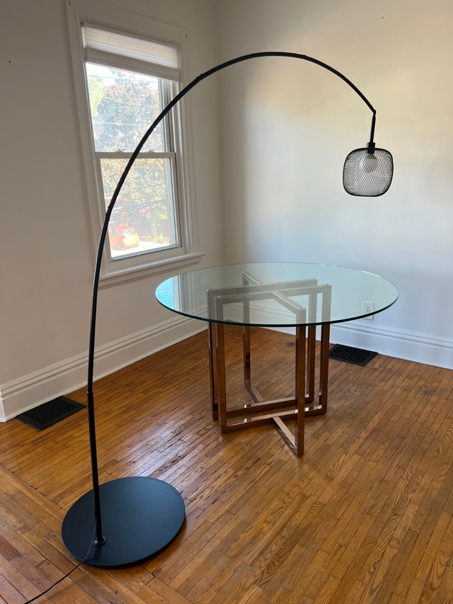 Ikea Skaftet arched black lamp for Sale