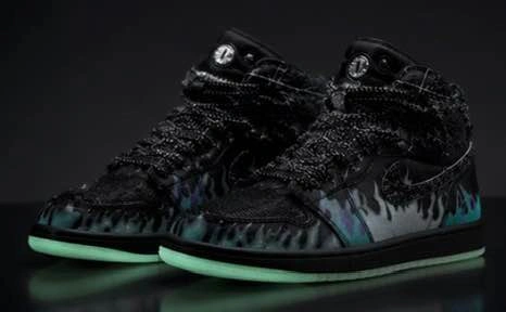 Stylish High-Top Sneakers – Unique Flame Design - photo 5