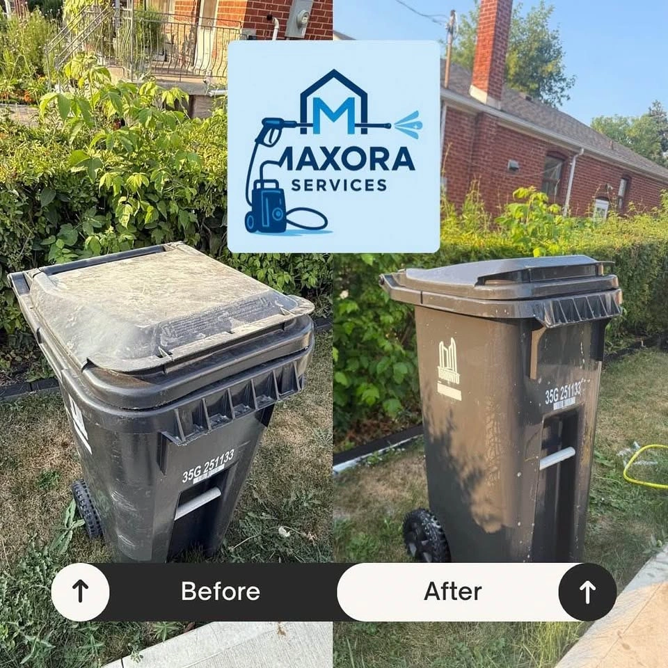Maxora Home Services - Trash Bin Cleaning & Power Washing - photo 3