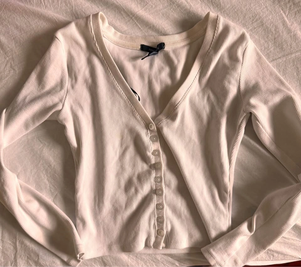 White button up long sleeve - photo 2