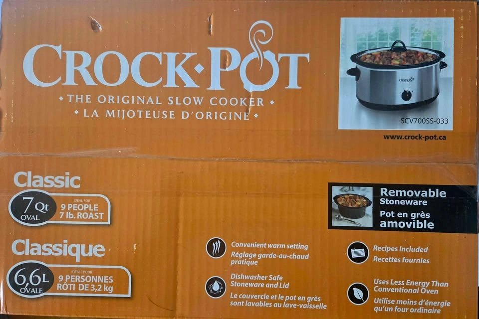 🍲New Crock-Pot 7 Quart Slow Cooker (Unused in Box) - photo 2
