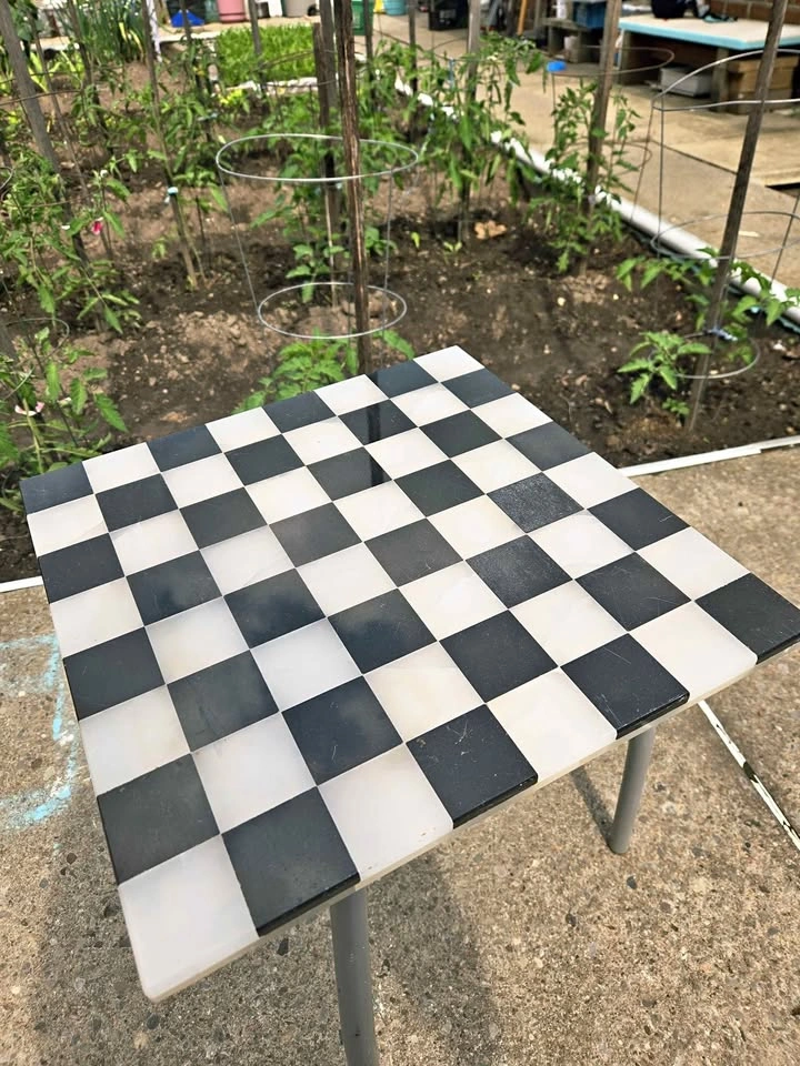 Solid Stone Chess Board Marble Style (Board Only)