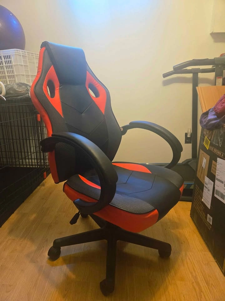 Gaming Desk Chair Office Chair Red & Black - photo 3