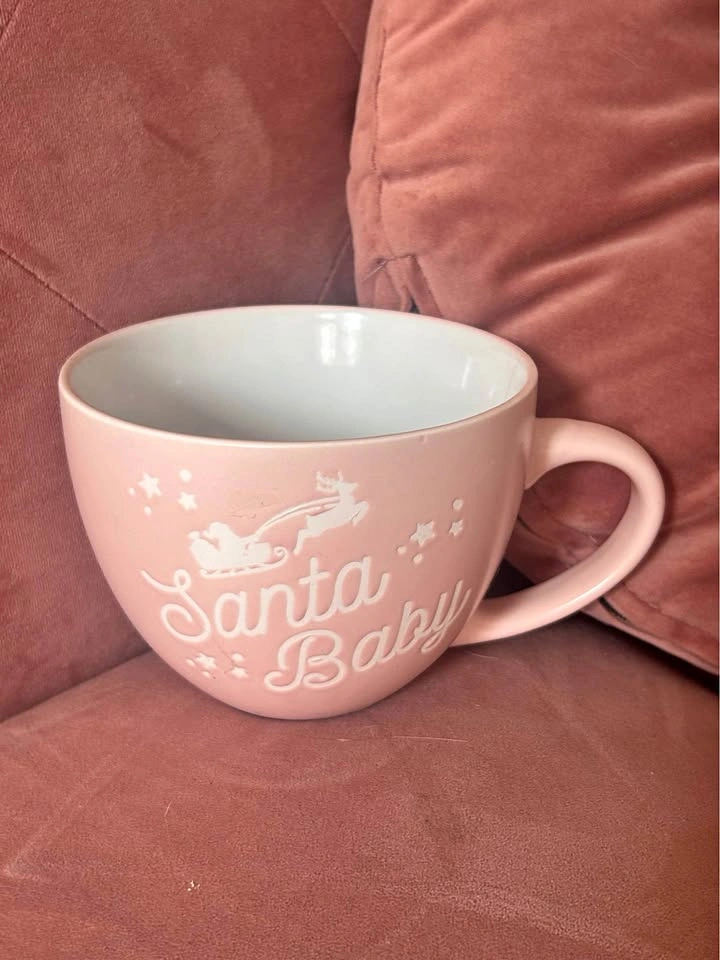 santa baby mug