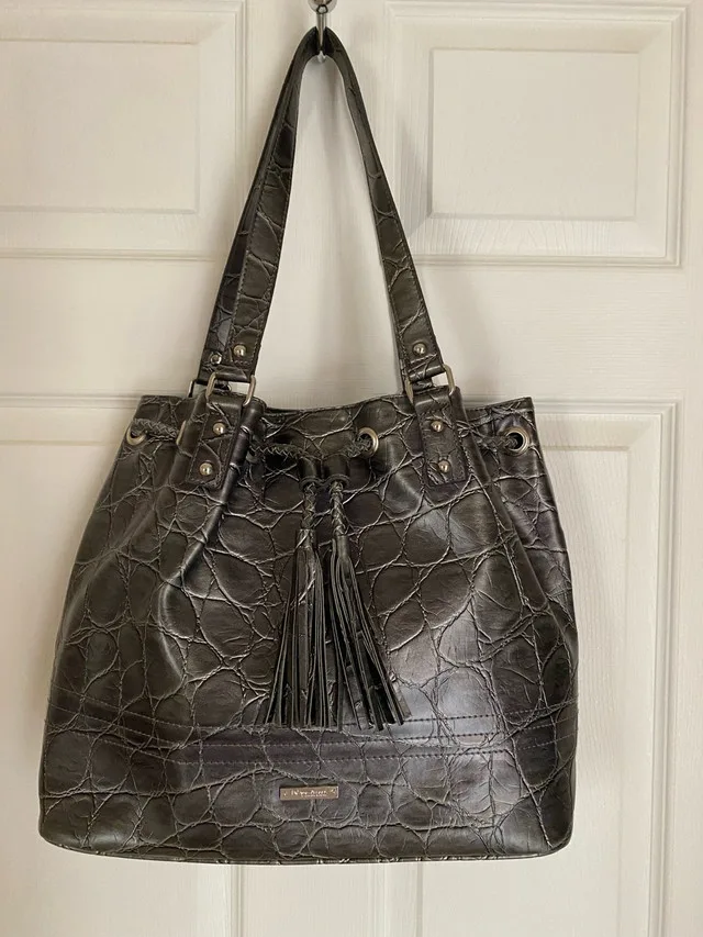 Nygard collection tote bag-grey thumbnail