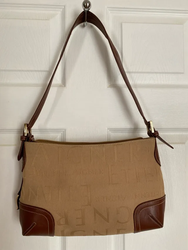 Etienne Aigner canvas embossed purse thumbnail