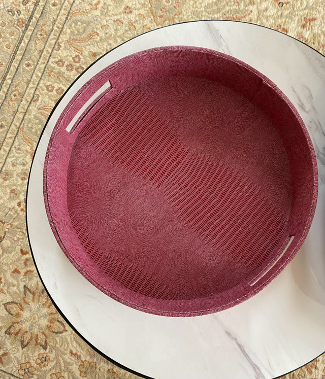 Pink serving tray - photo 2