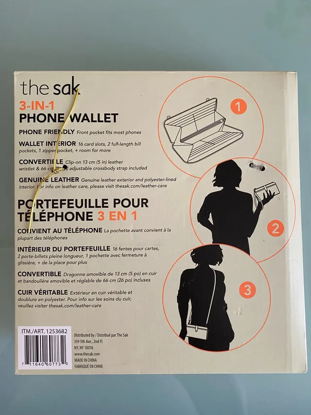 The Sak - new with tags— crossbody wallet wristlet image indicator(2)