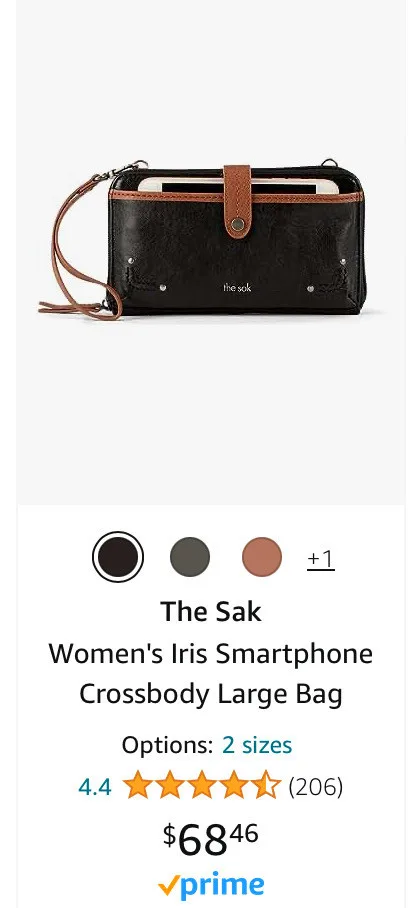 The Sak - new with tags— crossbody wallet wristlet image indicator(8)