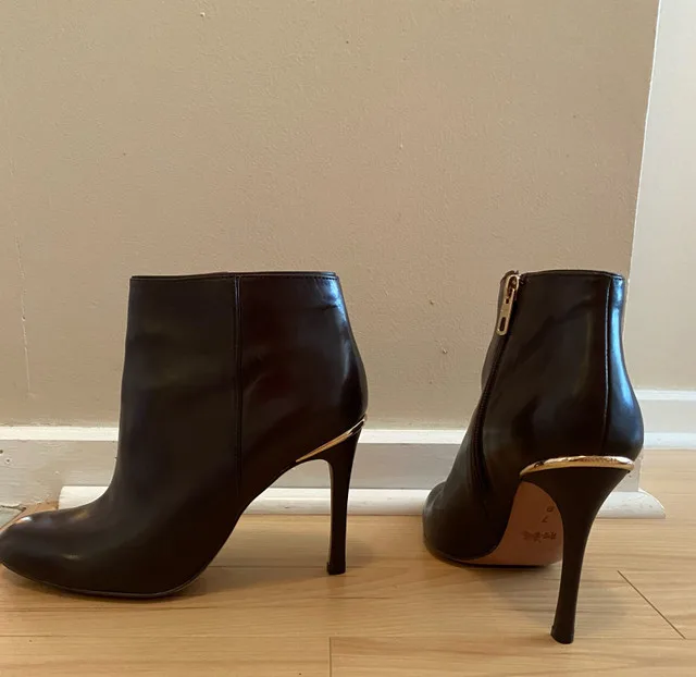 Coach ankle leather boots -size 7 thumbnail