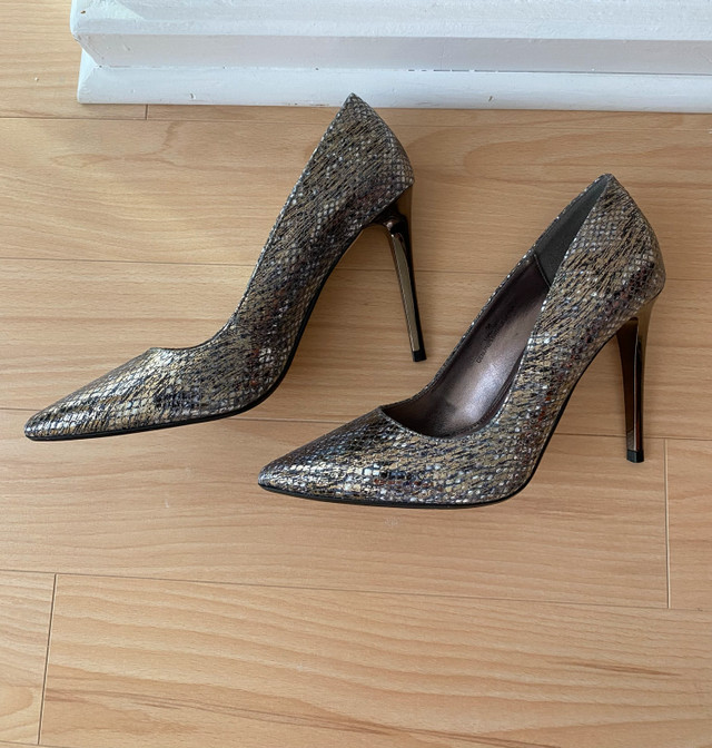 Gold and silver Town Shoes size 36 - photo 4