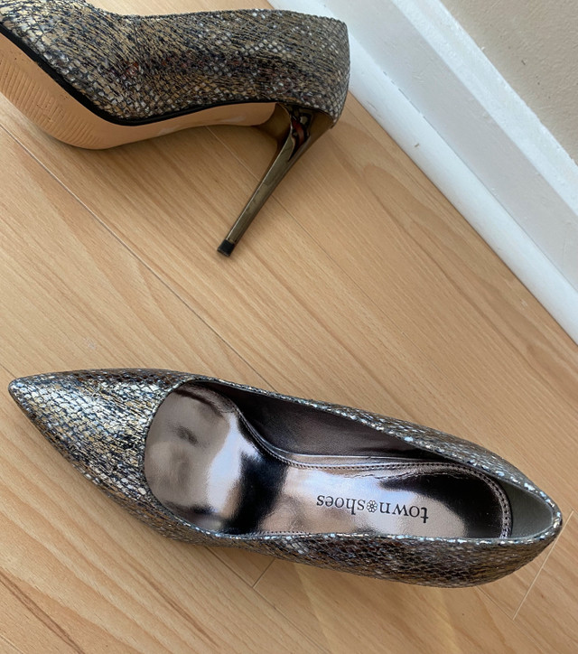 Gold and silver Town Shoes size 36 - photo 5