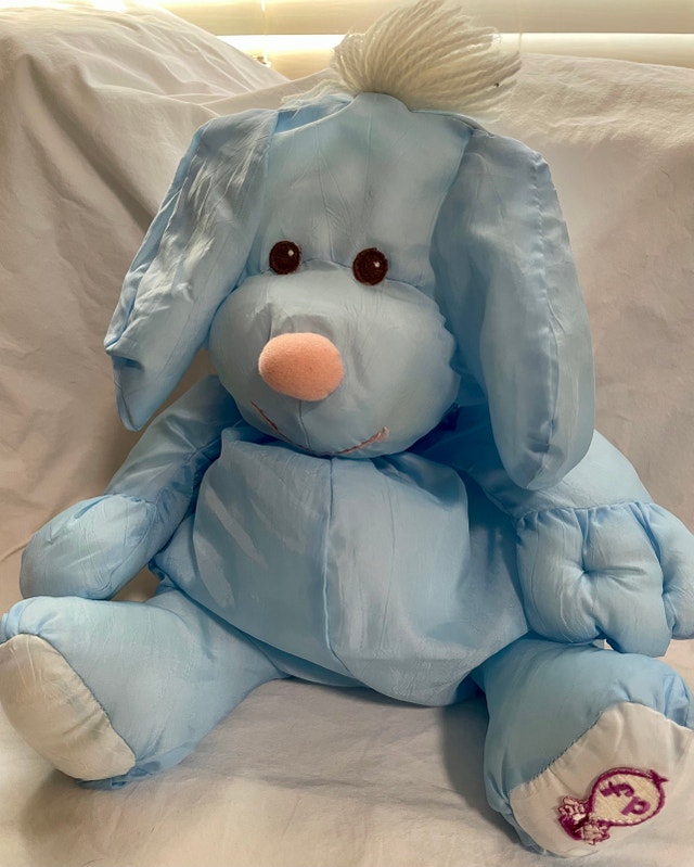 Vintage Fisher-Price Puffalump Blue Puppy Dog Plush