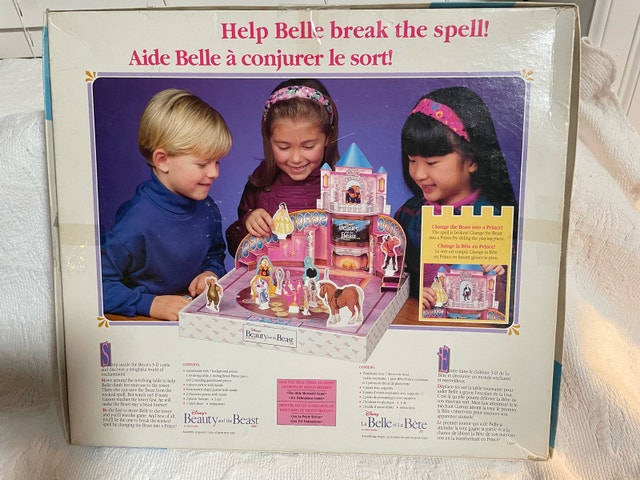 COMPLETE 1991 Disney’s Beauty and the Beast 3D Board Game - photo 4