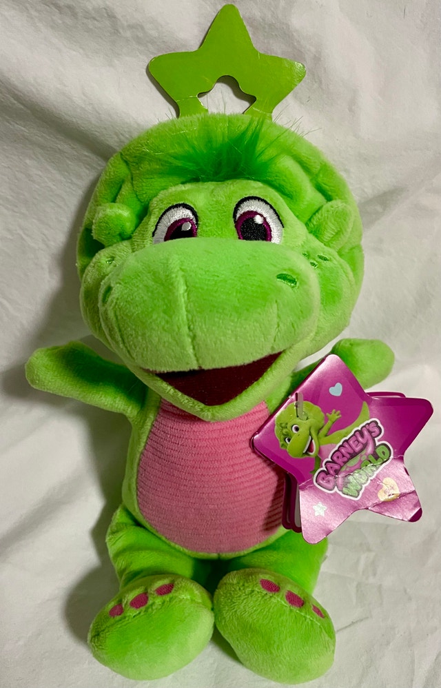 Fisher-Price Barney's World Baby Bop 10" Plush Dinosaur NWT
