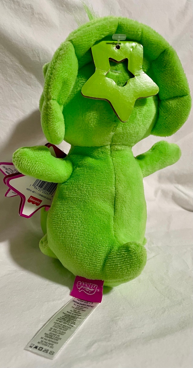 Fisher-Price Barney's World Baby Bop 10" Plush Dinosaur NWT - photo 2