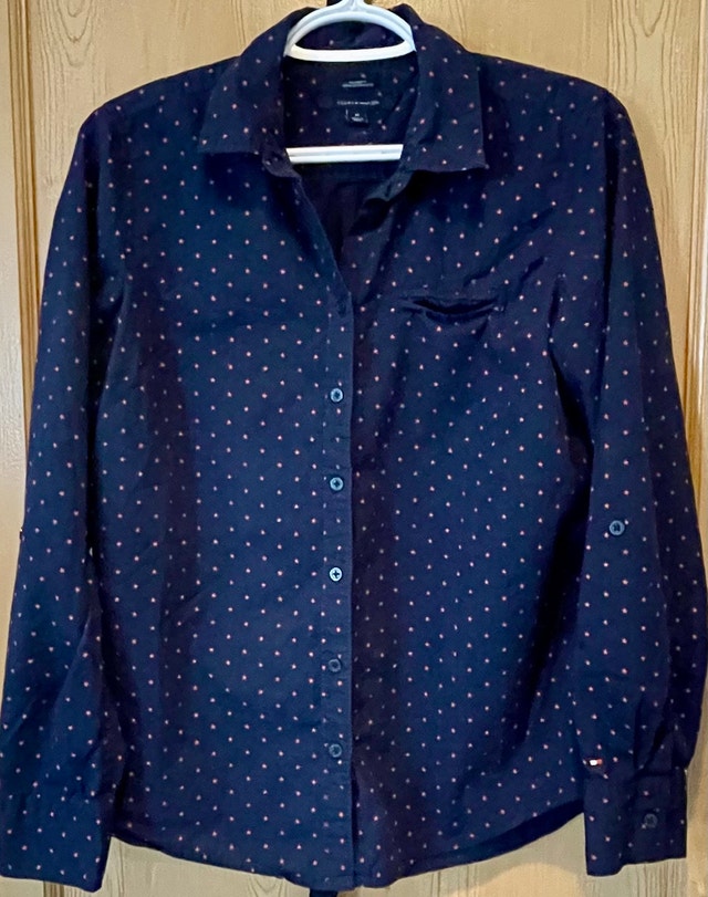 Tommy Hilfiger Medium Relaxed Fit Star Print Button-Down