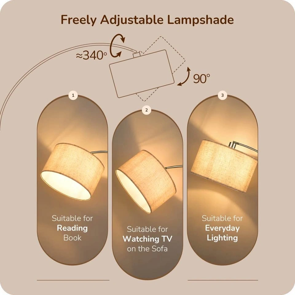 Pantin 78.4" Arched Floor Lamp - photo 3