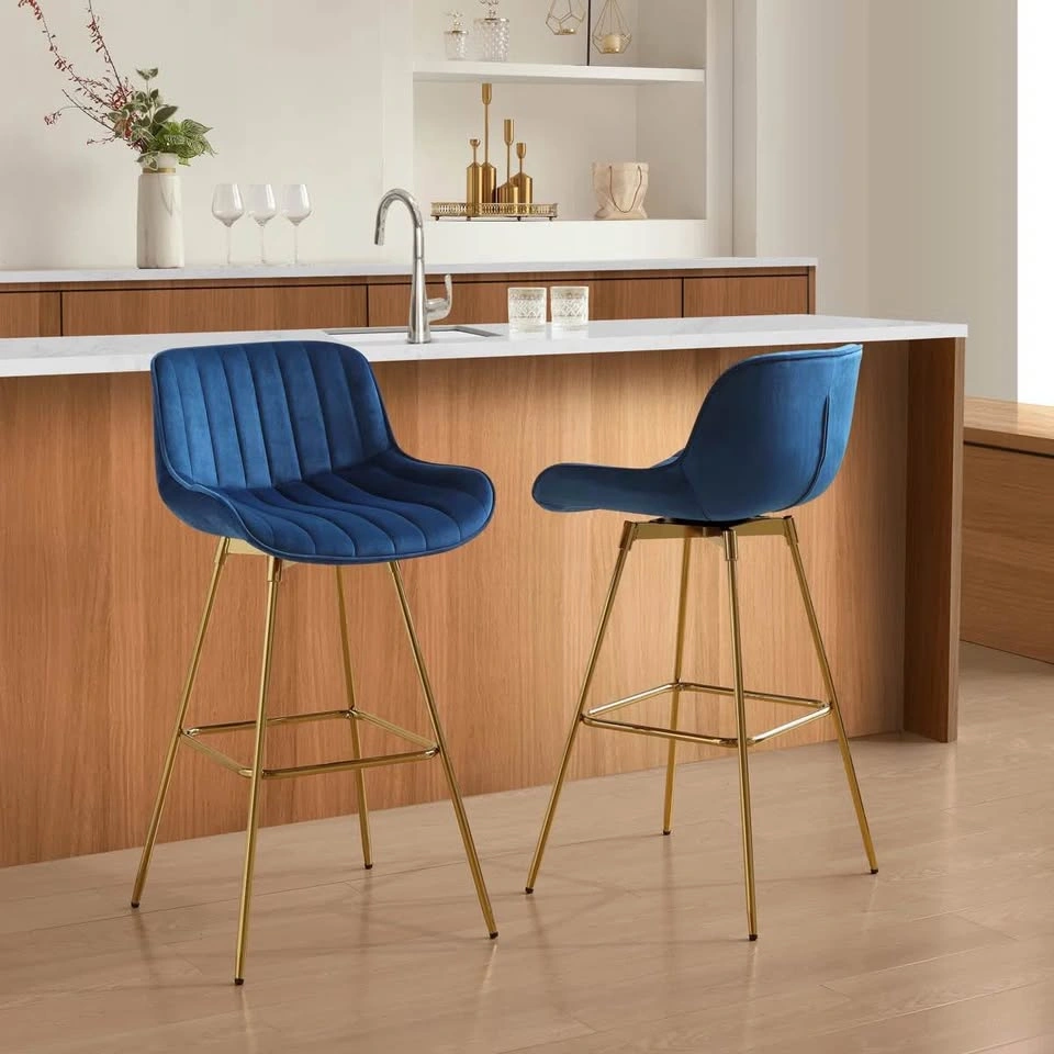 Neuhaus Swivel 28.34" Bar Stool (Set of 2) - photo 3
