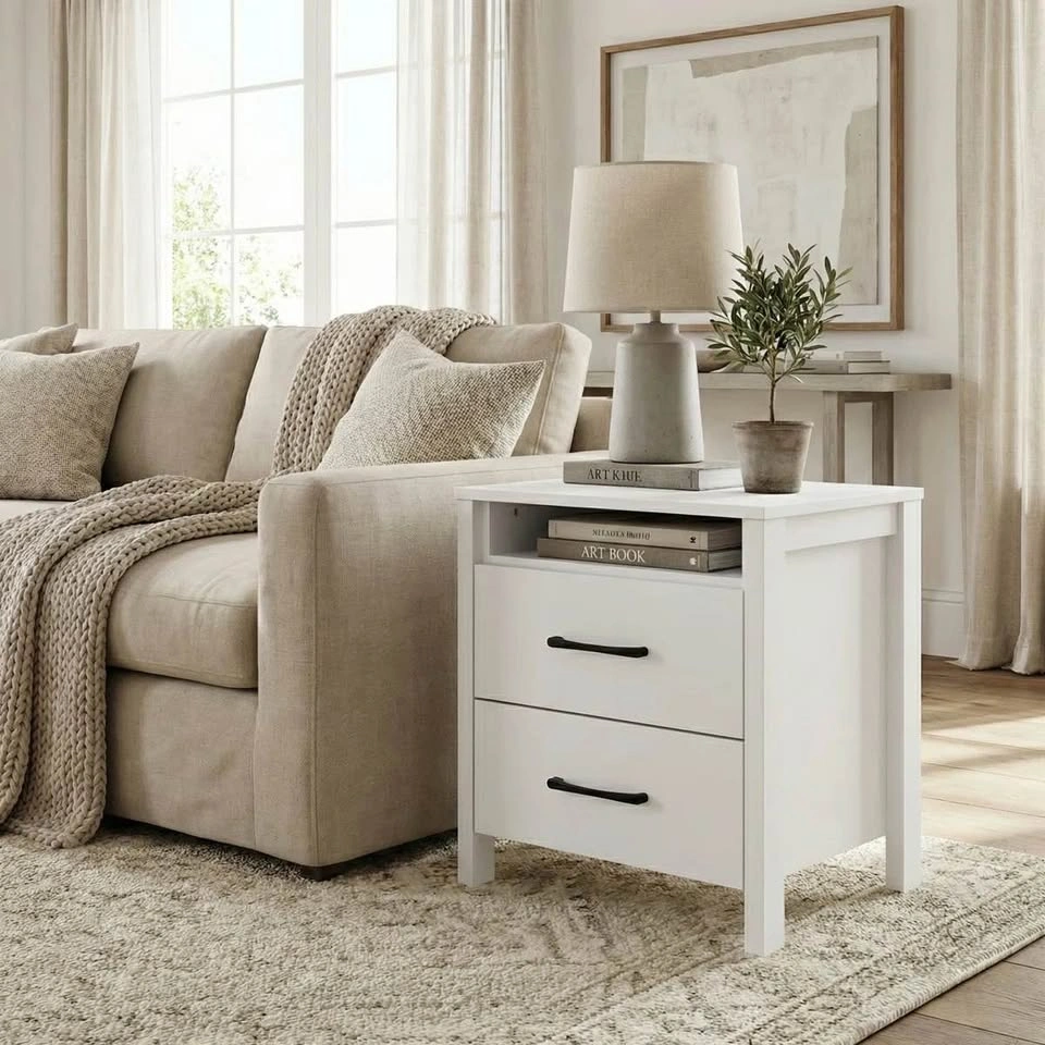 Allysyn 22.7" 2 Drawer Nightstand - photo 3