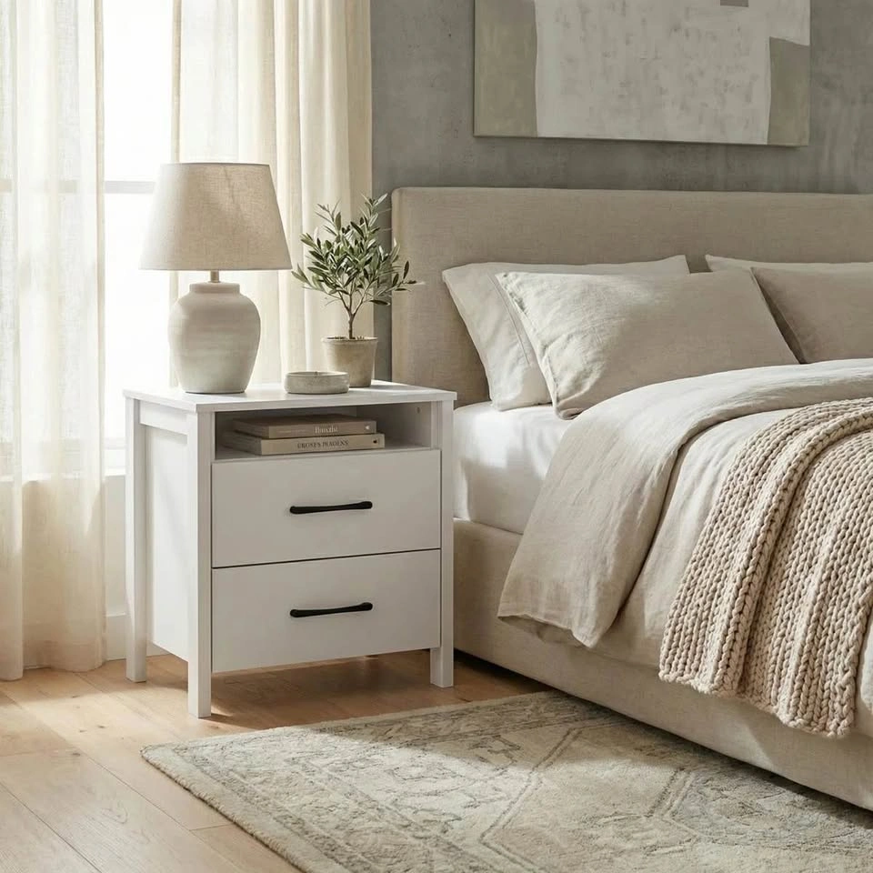 Allysyn 22.7" 2 Drawer Nightstand - photo 5