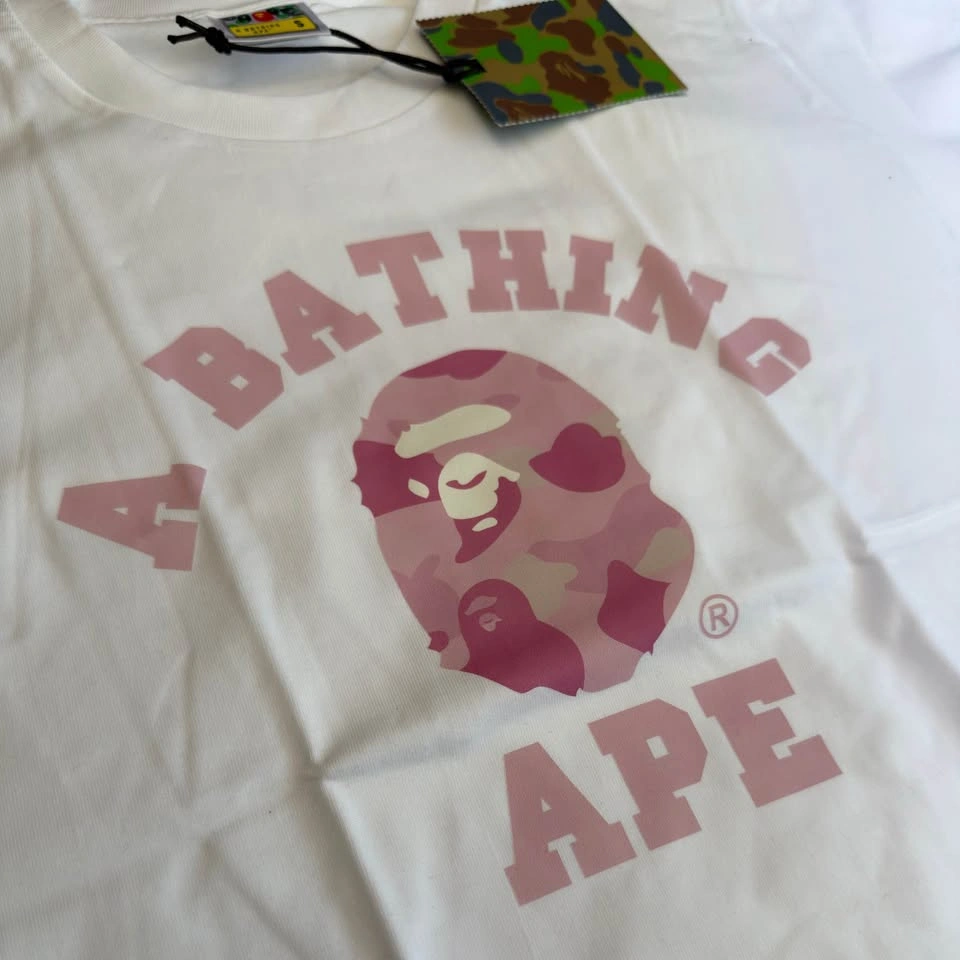 Bape Pink Logo Tee - photo 2