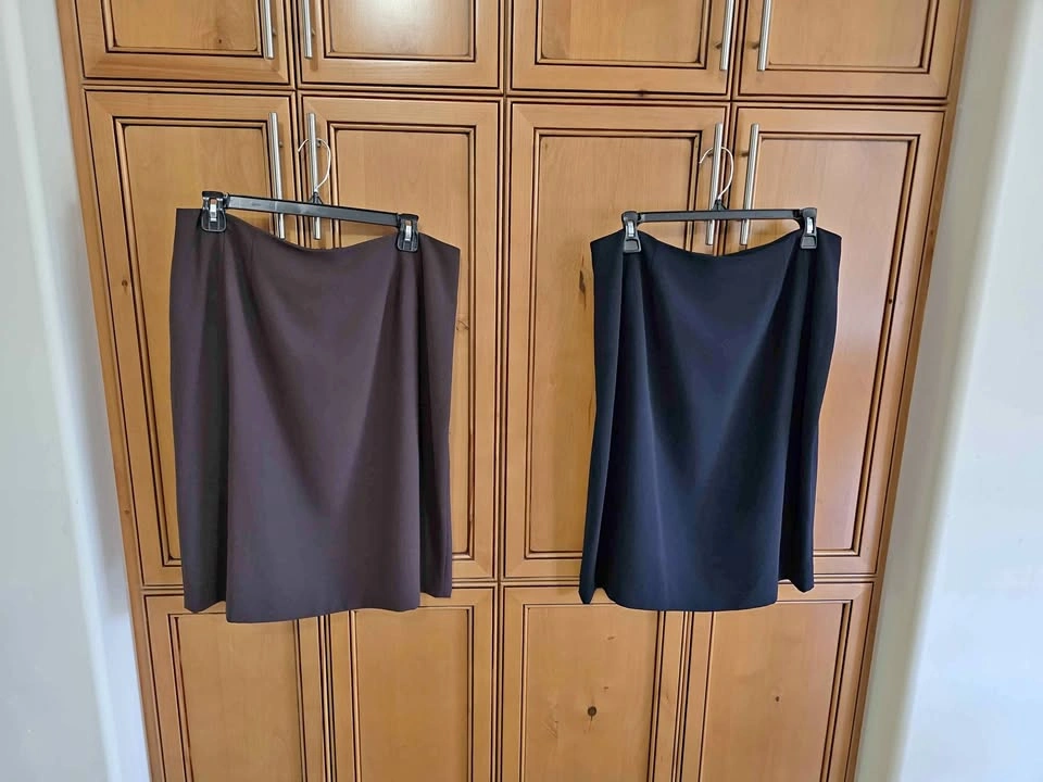 2 Women's Size 14 Nygard Lined Straight Skirts