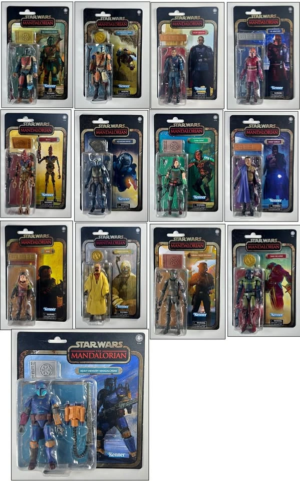 The Mandalorian Credit Collection Lot (x13 6" Figures)