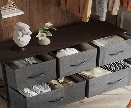 WLIVE Dresser for Bedroom with 5 Drawers - photo 4