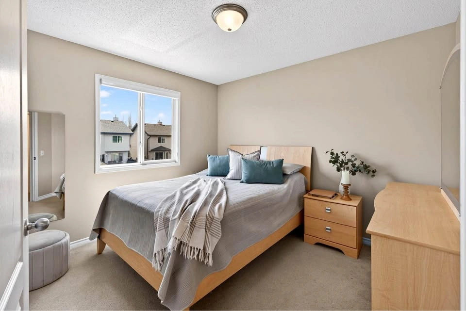 Queen Bed frame with mattress