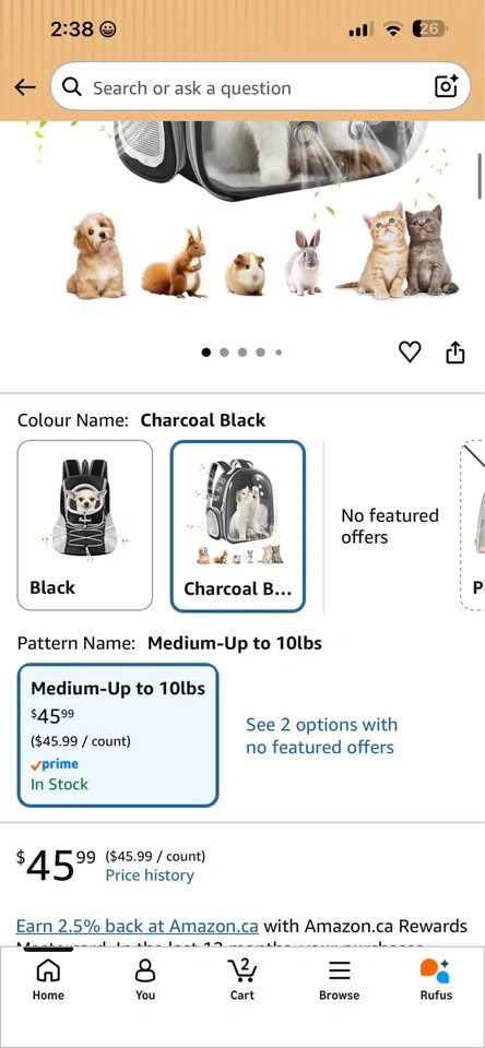 Pawaboo Cat Backpack Carrier NEW $45.99+ retail only $25 - photo 4