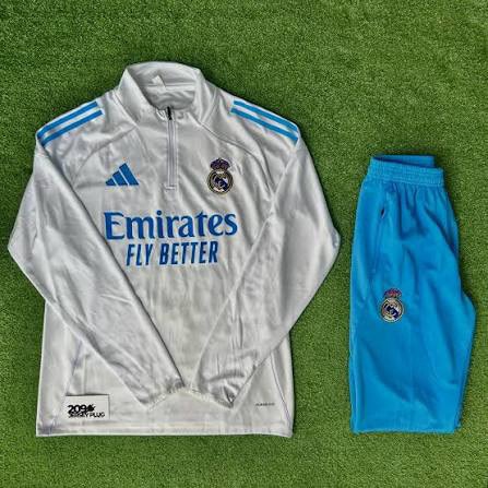 Brand New Real Madrid Adidas Training Tracksuit Set. Size Large