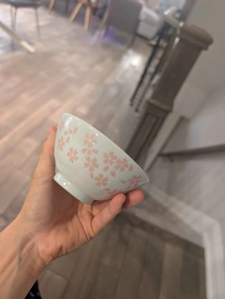 Cherry blossom cup and rice bowl - photo 2