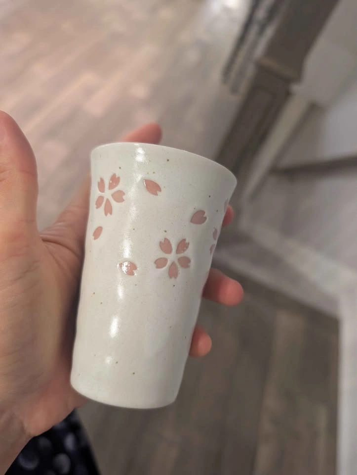 Cherry blossom cup and rice bowl - photo 4