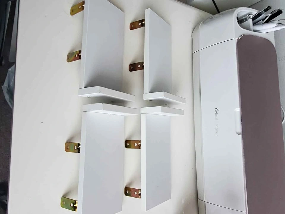 4 Floating Wall Shelves (8"×4")