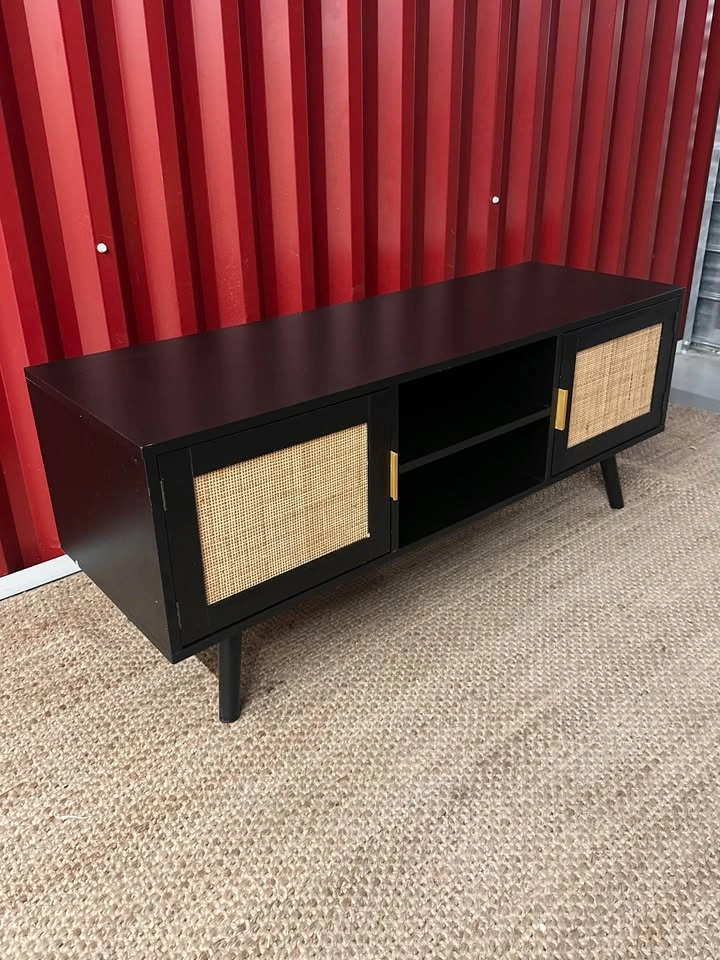 BOHO Rattan Tv Console - photo 2