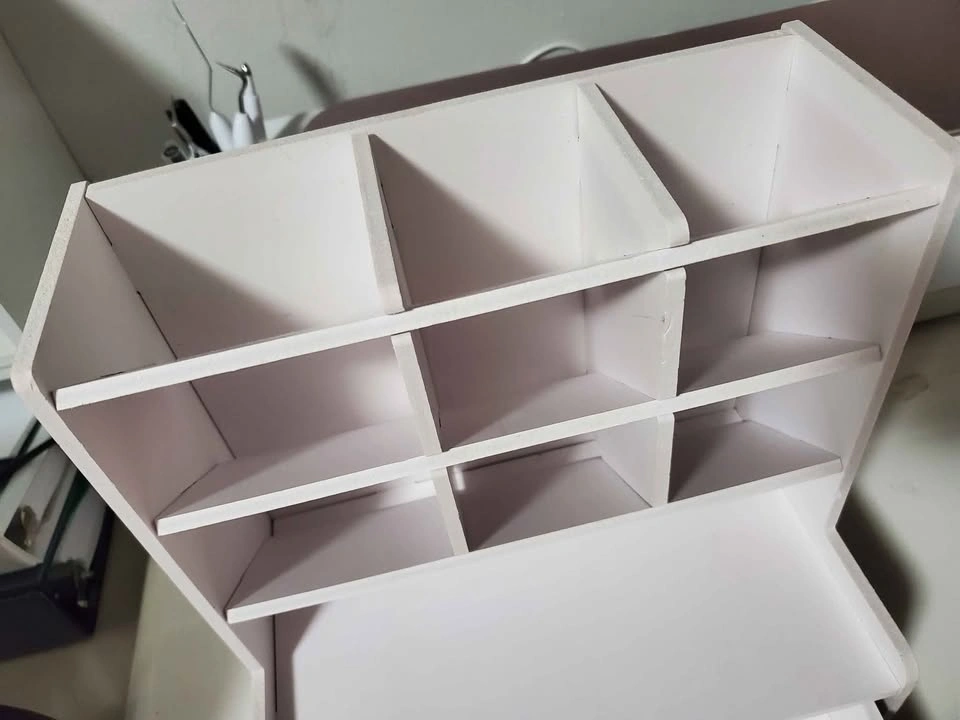White Desktop Organizer (H:10"×W:9.5"×6") - photo 3