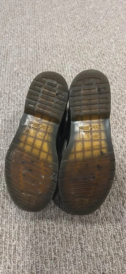 Dr. Martens Black Boots with Yellow Stitch size 10 - photo 3