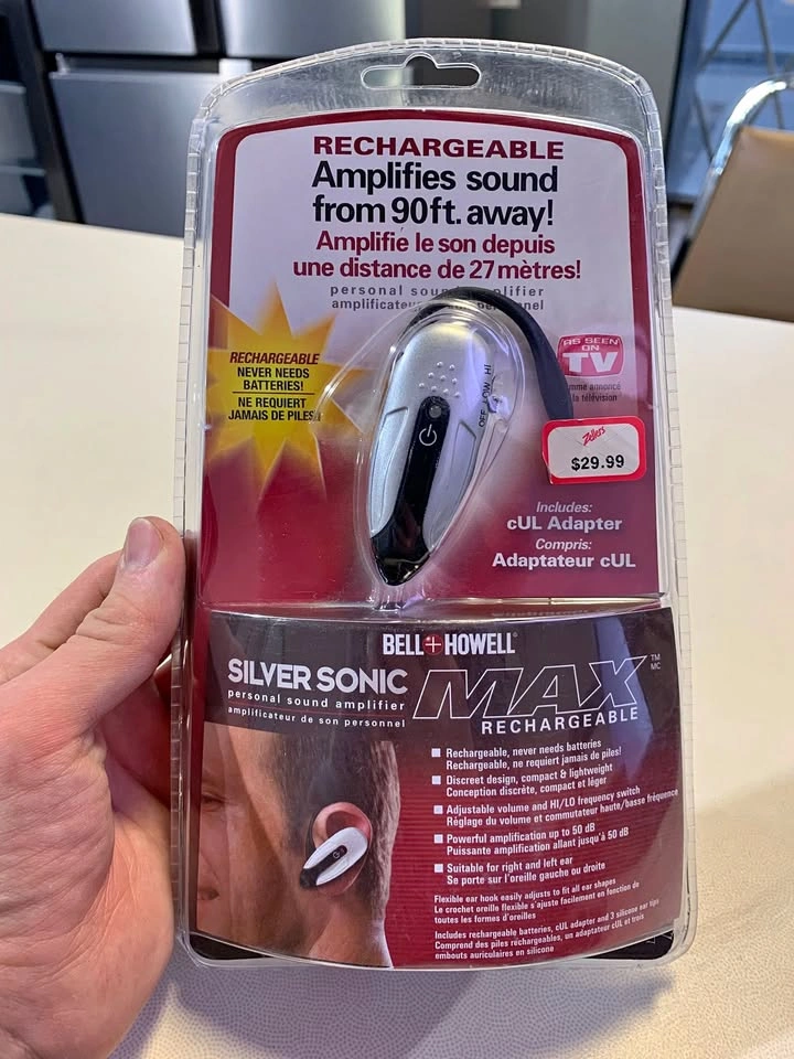 Bell & Howell Silver Sonic Personal Amplifier